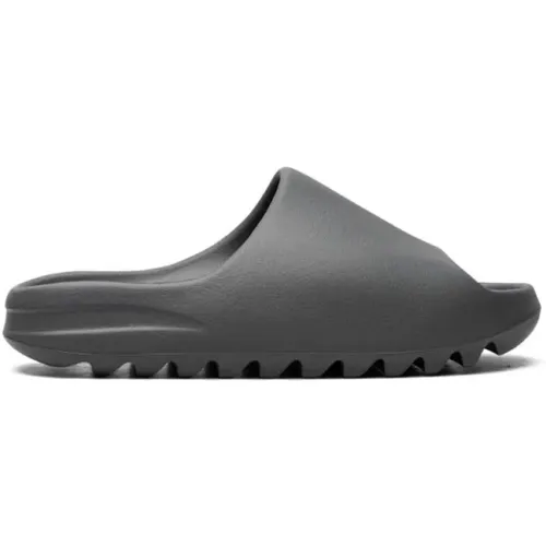 Slate Grey Slide Sandals , male, Sizes: 10 UK, 8 UK, 9 UK - Adidas - Modalova