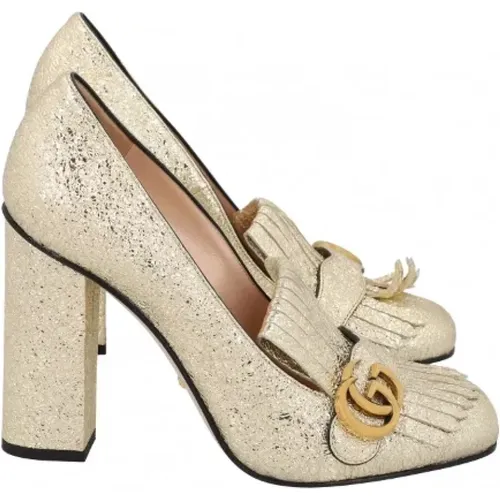 Pre-owned Fabric heels , female, Sizes: 8 UK - Gucci Vintage - Modalova