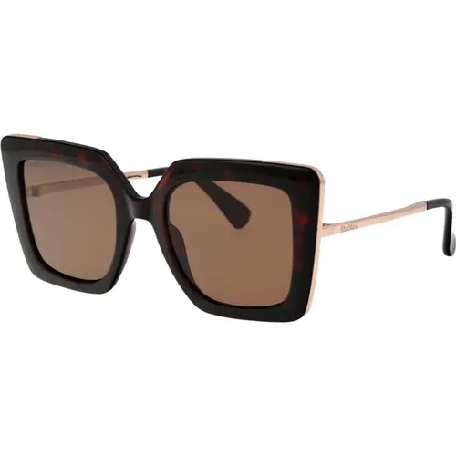 Stylische Design4 Sonnenbrille für den Sommer - Max Mara - Modalova