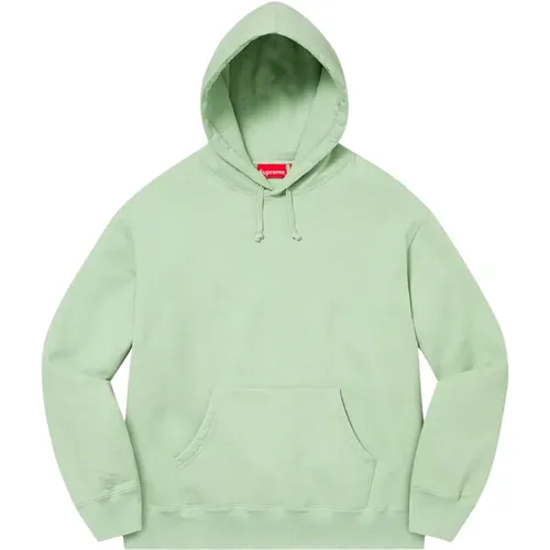 Limitierte Auflage Satin Appliqué Kapuzenpullover Mint - Supreme - Modalova