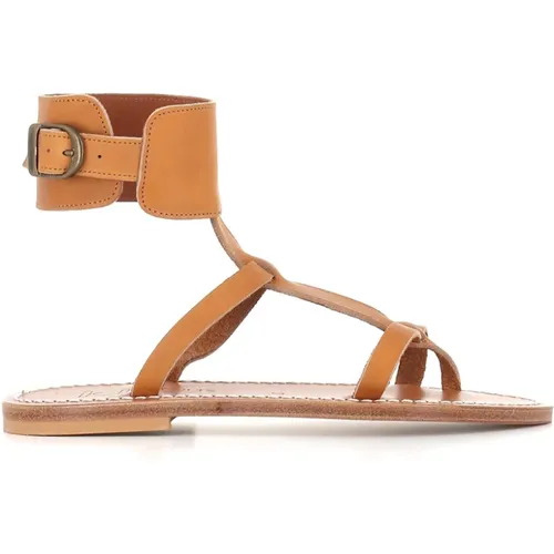 Flat Sandals , female, Sizes: 4 UK - K.jacques - Modalova