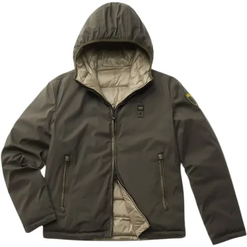 Winter Jackets, male, , Size: M Reversible Jacket - Blauer - Modalova