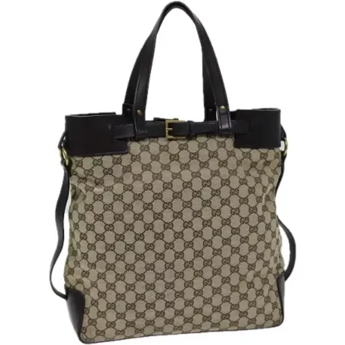 Pre-owned Canvas gucci-bags , female, Sizes: ONE SIZE - Gucci Vintage - Modalova