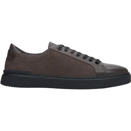 Herren Braun Leder & Velours Sneakers Er00113450 , Herren, Größe: 40 EU - Estro - Modalova