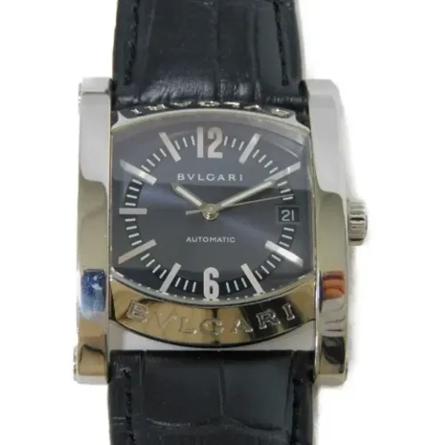 Pre-owned Watches, male, , Size: ONE SIZE Pre-owned Stainless Steel watches - Bvlgari Vintage - Modalova