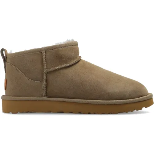 Klassische Ultra Mini Schneestiefel , Damen, Größe: 38 EU - Ugg - Modalova