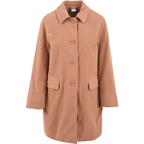 Single-Breasted Coats, female, , Size: S Stylish Single-Breasted Coat - Aspesi - Modalova