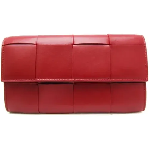 Pre-owned Wallets, unisex, , Size: ONE SIZE Pre-owned Leather wallets - Bottega Veneta Vintage - Modalova