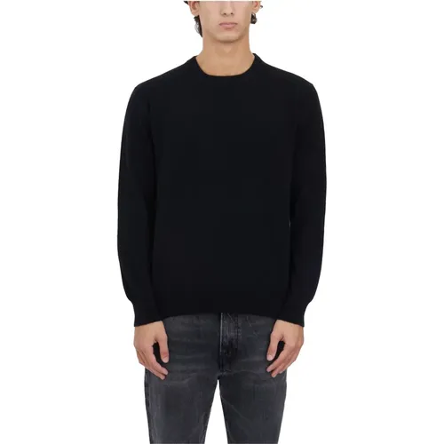 Kaschmir Rundhals Pullover , Herren, Größe: L - Seven Gauge - Modalova