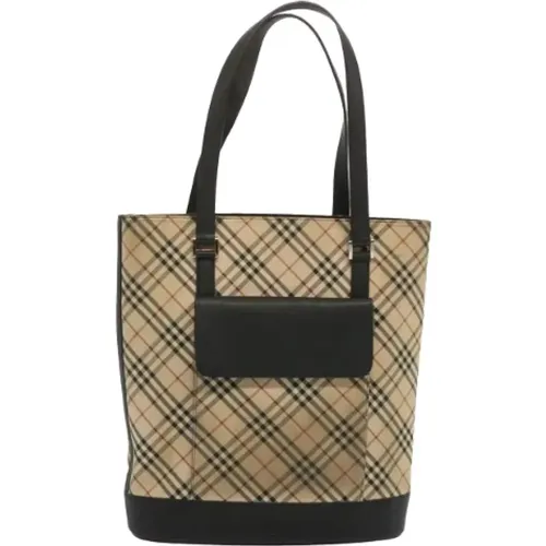 Pre-owned Tote Bags, female, , Size: ONE SIZE Pre-owned Canvas totes - Burberry Vintage - Modalova