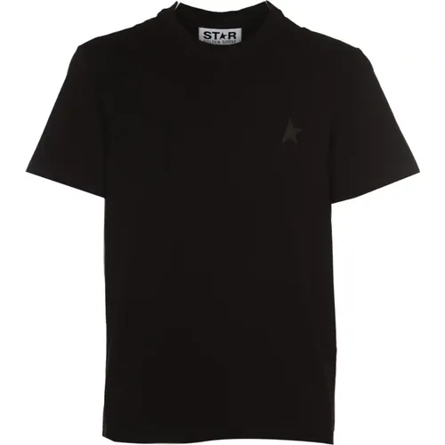 Schwarze Star T-Shirts und Polos - Golden Goose - Modalova