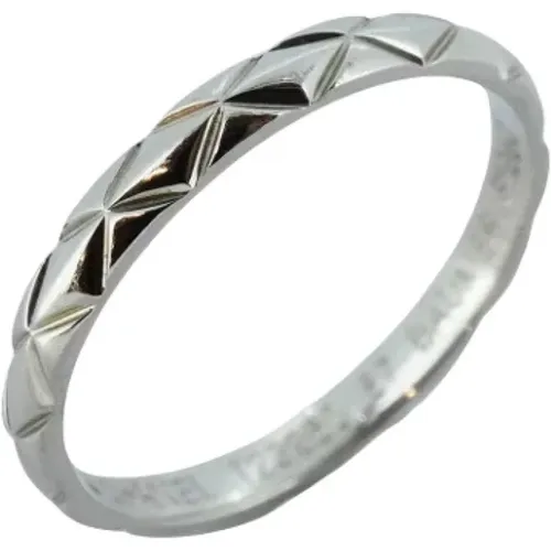 Pre-owned Jewellery, female, , Size: ONE SIZE Pre-owned Platinum rings - Chanel Vintage - Modalova