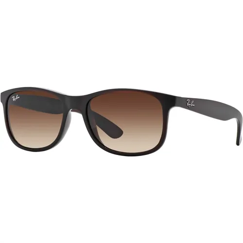 Andy Braun Matt Sonnenbrille , unisex, Größe: 55 MM - Ray-Ban - Modalova