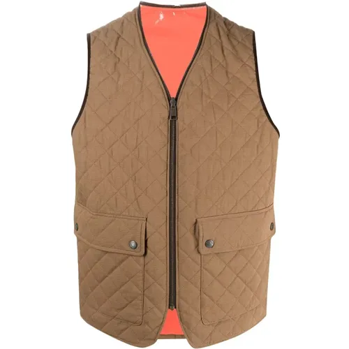 Reversible Quilted Vest Jacket , male, Sizes: M, L - Dsquared2 - Modalova