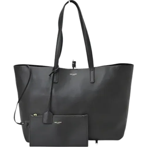 Pre-owned Tote Bags, female, , Size: ONE SIZE Pre-owned Leather shoulder-bags - Yves Saint Laurent Vintage - Modalova