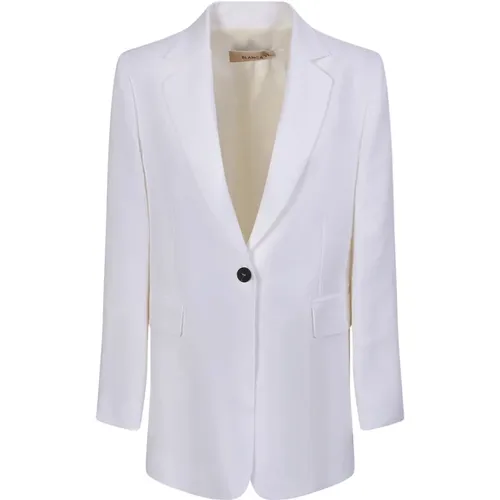 Blazers, female, , Size: XS Womens Clothing Jacket Ss23 - Blanca Vita - Modalova