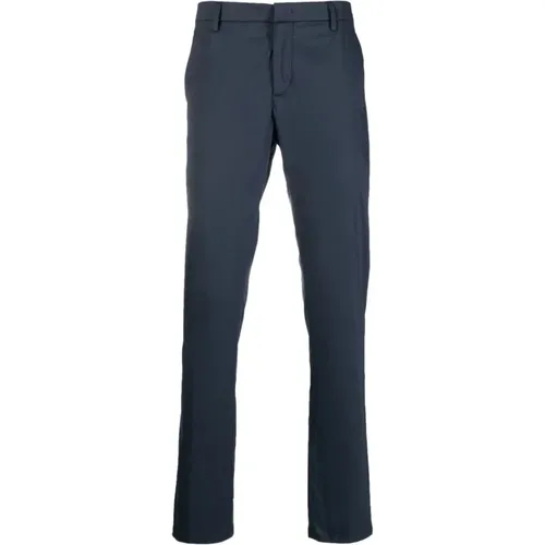 Cotton Pants Straight Cut , male, Sizes: W35, W30, W31 - Dondup - Modalova