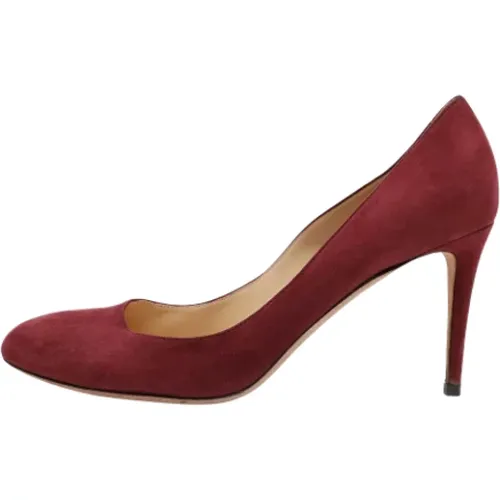 Pre-owned Pumps, female, , Size: 9 1/2 US Pre-owned Suede heels - Jimmy Choo Pre-owned - Modalova