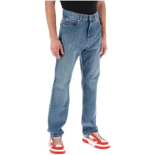 Gerades Jeans , Herren, Größe: S - Salvatore Ferragamo - Modalova