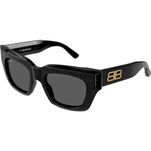 Stilvolle Sonnenbrille schwarze Farbe,Rive Gauche D-Frame Sonnenbrille - Balenciaga - Modalova