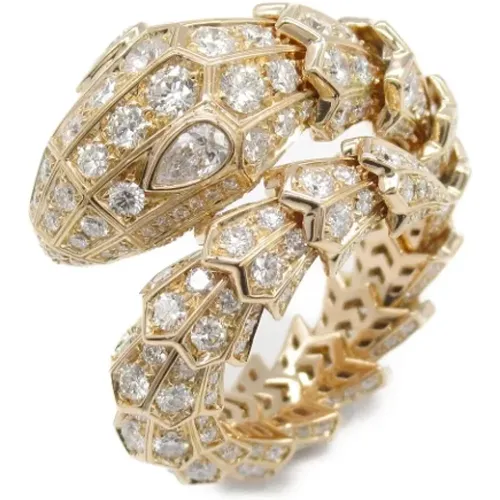 Pre-owned Jewellery, female, , Size: ONE SIZE Pre-owned Rose Gold rings - Bvlgari Vintage - Modalova