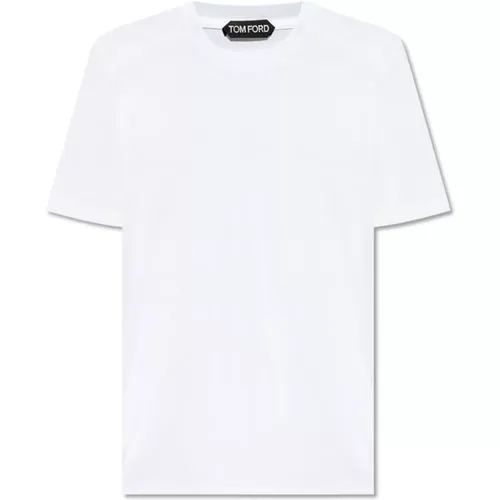 T-shirt with logo , male, Sizes: S, 2XL, XL, M - Tom Ford - Modalova