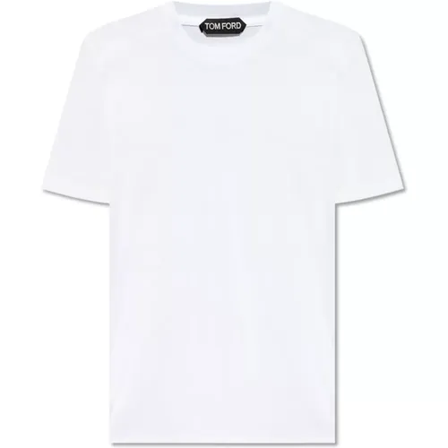 T-shirt with logo , male, Sizes: S, 2XL, XL, M, L - Tom Ford - Modalova