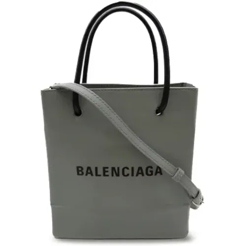 Pre-owned Leather totes , female, Sizes: ONE SIZE - Balenciaga Vintage - Modalova