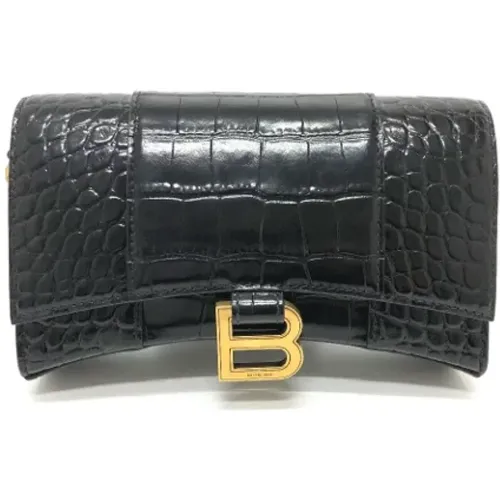 Pre-owned Cross Body Bags, female, , Size: ONE SIZE Pre-owned Leather shoulder-bags - Balenciaga Vintage - Modalova