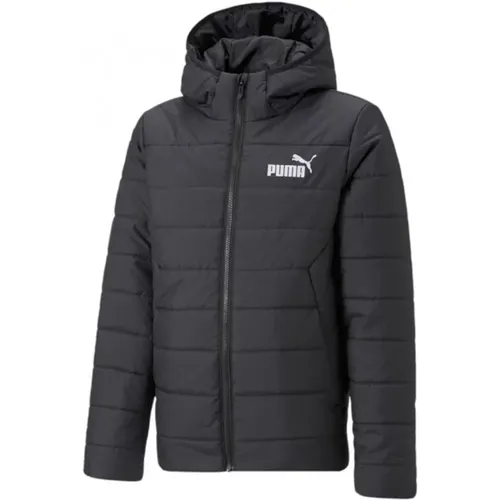 Essentials Schwarze Steppjacke Mädchen - Puma - Modalova