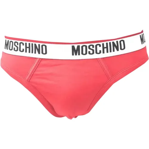 Bottoms, male, , Size: XL Silk Slip Set - Moschino - Modalova