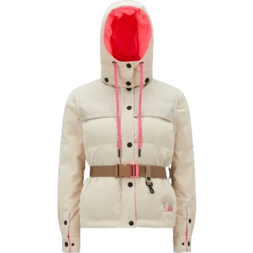 Short Puffer Jacket with Removable Sleeves , female, Sizes: S, L, M - Moncler - Modalova