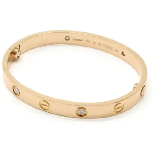 Pre-owned Jewellery, female, , Size: ONE SIZE Pre-owned Rose Gold bracelets - Cartier Vintage - Modalova