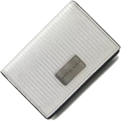 Pre-owned Wallets, female, , Size: ONE SIZE Pre-owned Leather wallets - Bvlgari Vintage - Modalova