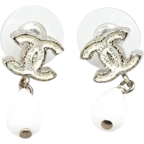 Pre-owned Jewellery, female, , Size: ONE SIZE Pre-owned Metal earrings - Chanel Vintage - Modalova