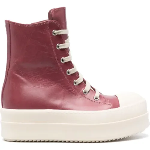 Leather Mega Bumper Sneakers , female, Sizes: 3 1/2 UK, 4 1/2 UK, 5 1/2 UK, 4 UK - Rick Owens - Modalova