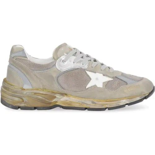 Leder- und Technikstoff-Sneakers - Golden Goose - Modalova