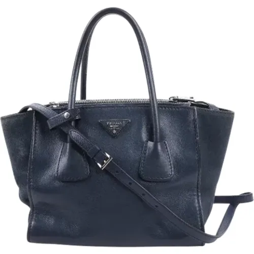 Pre-owned Tote Bags, female, , Size: ONE SIZE Pre-owned Leather handbags - Prada Vintage - Modalova