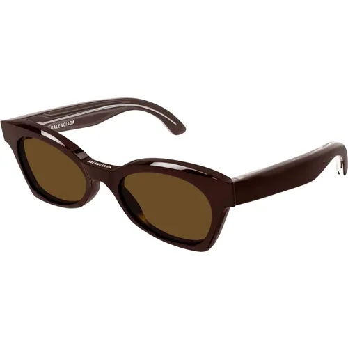 Sonnenbrille,Schwarz/Graue Sonnenbrille Bb0230S - Balenciaga - Modalova