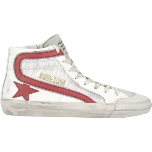 White Leather Sneakers with Iconic Star , female, Sizes: 5 UK, 7 UK, 4 UK, 6 UK, 3 UK - Golden Goose - Modalova