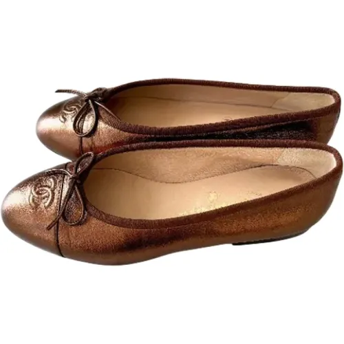 Pre-owned Leder flats - Chanel Vintage - Modalova