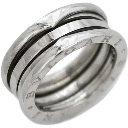 Pre-owned Jewellery, female, , Size: ONE SIZE Pre-owned White Gold rings - Bvlgari Vintage - Modalova