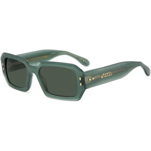 Grüne Rahmen Sonnenbrille , Damen, Größe: 53 MM - Isabel marant - Modalova