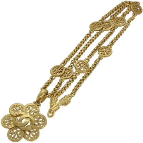 Pre-owned Jewellery, female, , Size: ONE SIZE Pre-owned Metal necklaces - Chanel Vintage - Modalova