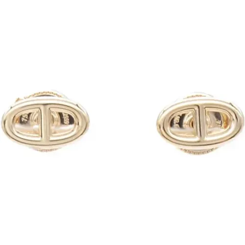 Pre-owned Rose Gold earrings , female, Sizes: ONE SIZE - Hermès Vintage - Modalova