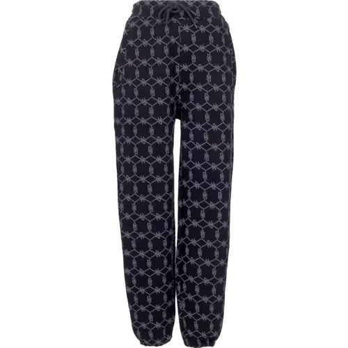 Sweatpants, male, , Size: M Monogram Sweatpants Fleece Tracksuit - Dolly Noire - Modalova