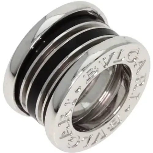 Pre-owned White Gold rings , female, Sizes: ONE SIZE - Bvlgari Vintage - Modalova