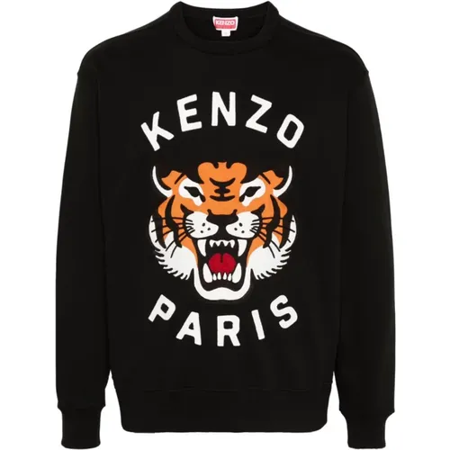 Sweatshirts, male, , Size: S Lucky Tiger Sweatshirt - Kenzo - Modalova