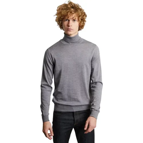 Turtlenecks, male, , Size: 2XL Merino wool turtleneck jumper - L'Exception Paris - Modalova