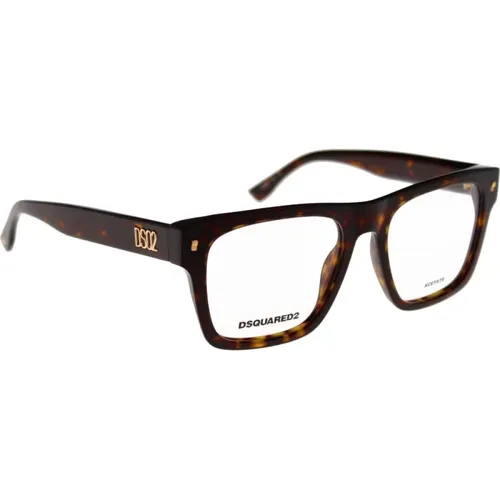 Stylish Prescription Glasses for Men , male, Sizes: 53 MM - Dsquared2 - Modalova